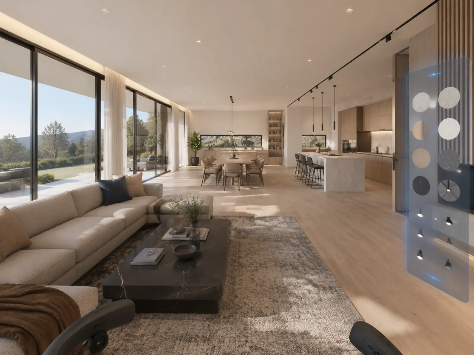 Showroom architettonico esplorato in realtà virtuale